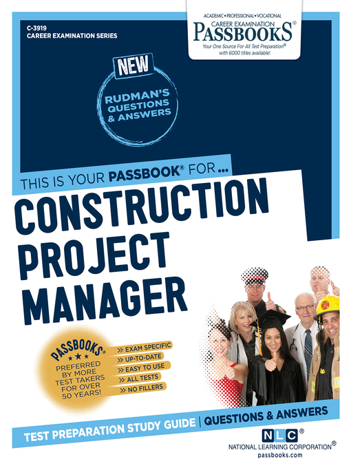 Title details for Construction Project Manager by National Learning Corporation - Available